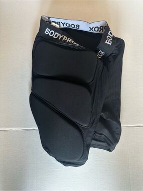 Men's Black Padded Athletic Shorts